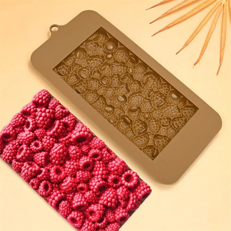 3D Raspberry Silicone Mold – Cake, Chocolate & Dessert Decorating Tool