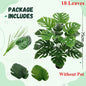 2pc Premium Nordic Artificial Monstera Plant (12/18 Leaves)