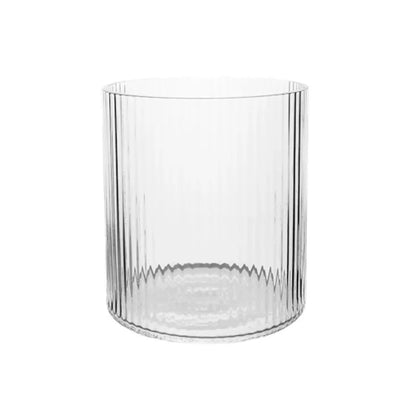 Striped Glass Coffee Mug 300/400ml