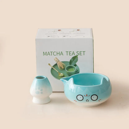 Pink Ceramic Matcha Tea Set
