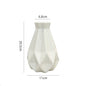 Modern Nordic Plastic Vase – Stylish Flower Arrangement Home Decor