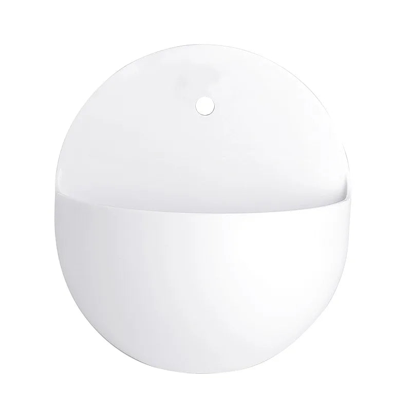 2660 DIY Pendant Plant Pot Indoor Plastic Planter Wall Hanging Flowers Cover Round Plant Pot Indoor Plastic Planter Storage Box