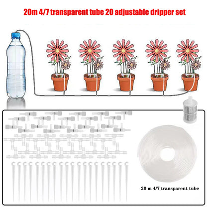 Drip Watering Kit with Regulating valve Potted Plant Irrigation Device Garden 4/7mmHose Watering Saving Micro Dripper Greenhouse