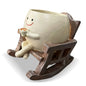 Cute Rocking Chair Face Flower Pot