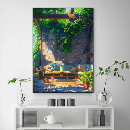 Seaside Villa & Beach Life Poster | Modern Coastal Wall Decor