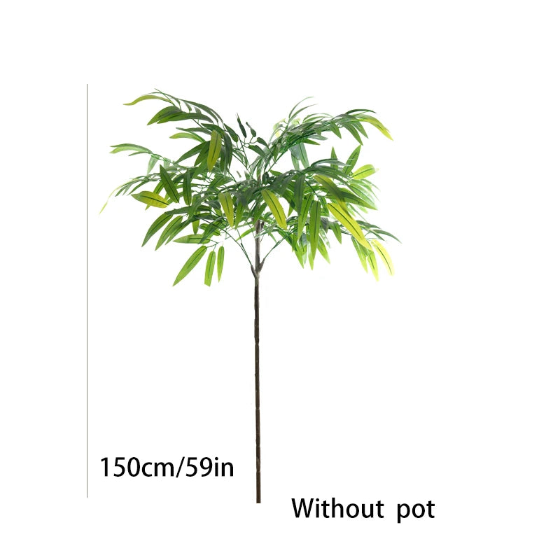 80-180cm Large Artificial Bamboo Tree – Tropical Green Plant Decor