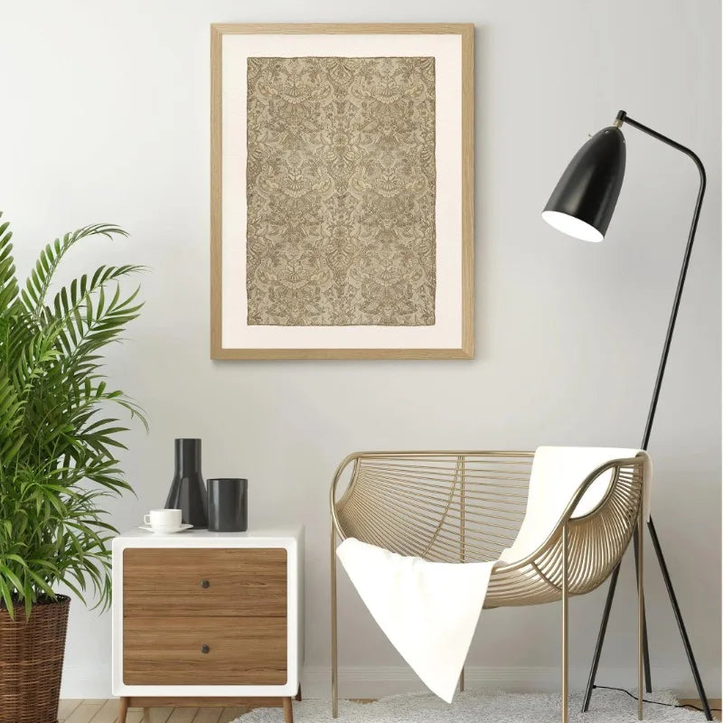 Set of 2 Retro Nature Posters | Farmhouse Tree Canvas Wall Art