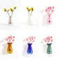 6Pcs Mini Magnetic Glass Vases – Creative Hydroponic Plant Decor