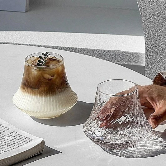 Retro Volcano Glass Coffee Cup ☕✨