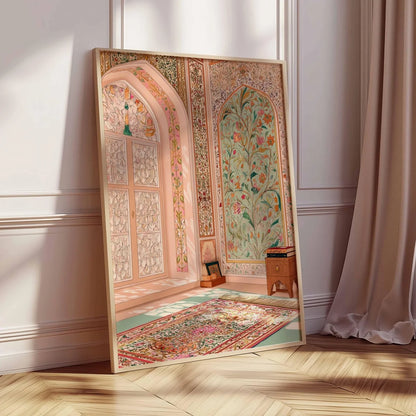 Islamic Mosque Architecture Canvas Print Poster Middle Eastern Ramadan Muslim Art Prints Bedroom Wall Art Home Decor Poster