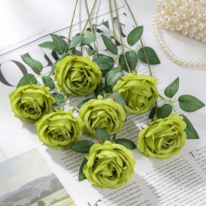 5/10Pcs Premium 50CM Rose Artificial Flowers for Home Vases