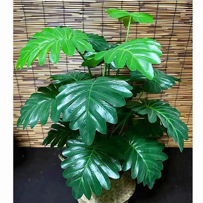 70CM Artificial Monstera Palm Tree – Tropical Green Plant Decor
