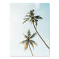 Ocean Beach Palm Tree Canvas Wall Art 🌴🌊🖼️