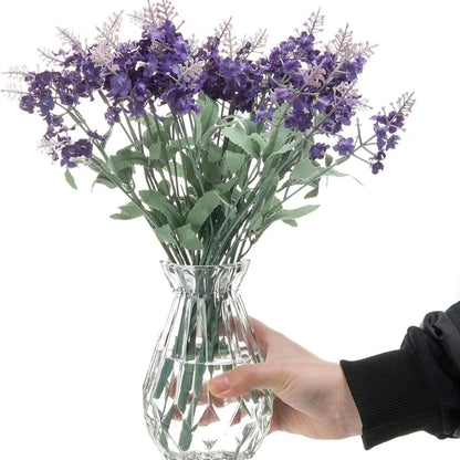 Minimalist Clear Glass Vase – Small Hydroponic Flower Vase for Home Décor