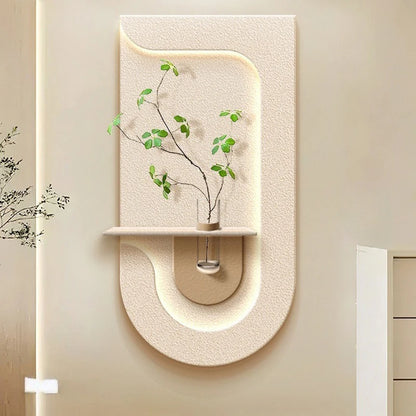 Green Plant LED Wall Lamp for Entrance & Modern Home Decor