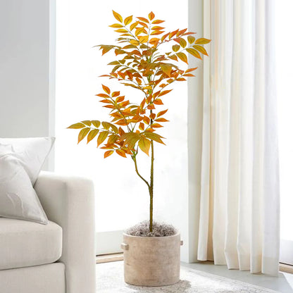 76-140cm (55.1 in)  Artificial Bamboo Tree Branch – Realistic Green Plant Decor