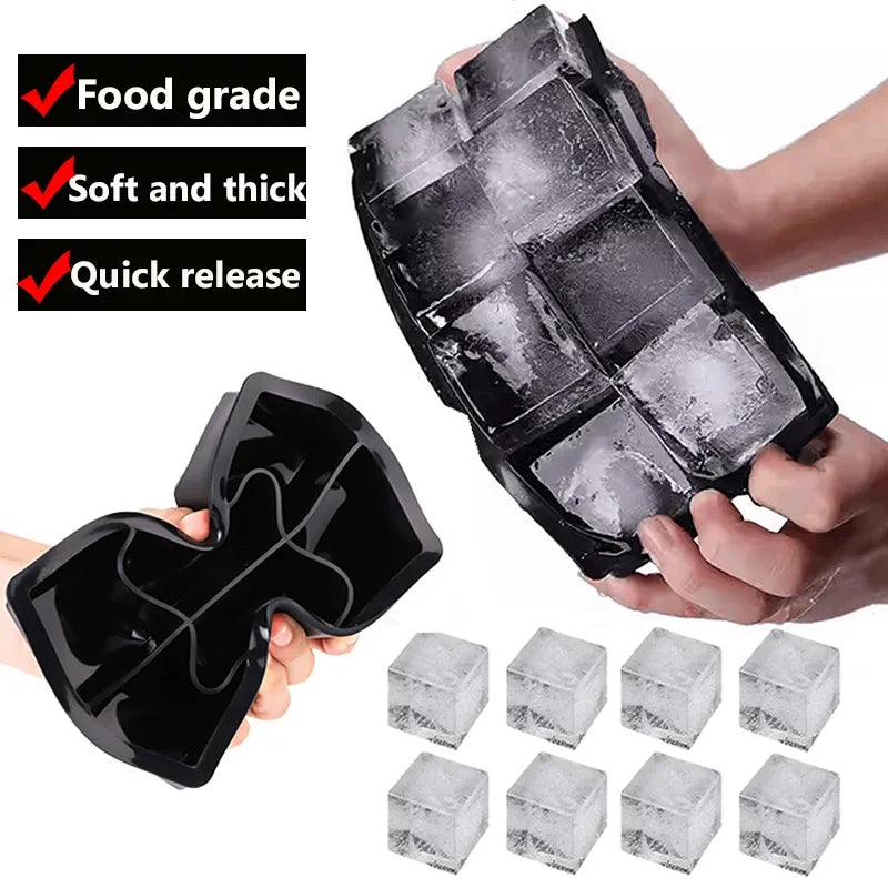 Large Silicone Whiskey Ice Cube Mold