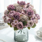 1/4pcs Premium Silk Peony & Rose Bouquet for Wedding Vases