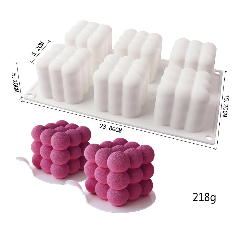 3D Silicone Mousse Cake Mold