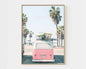 1/6pcs Pastel Blue Beach Surfing Canvas