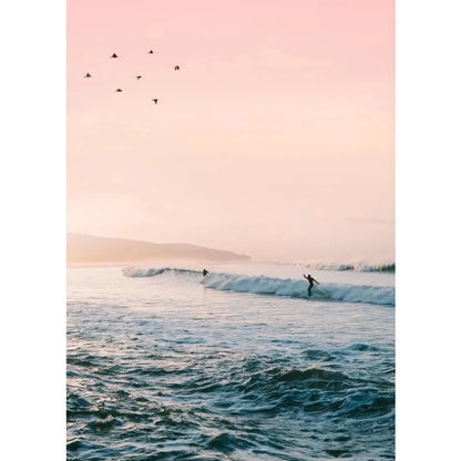 Summer Beach Palm Tree Wall Art Poster 🌴☀️🌊