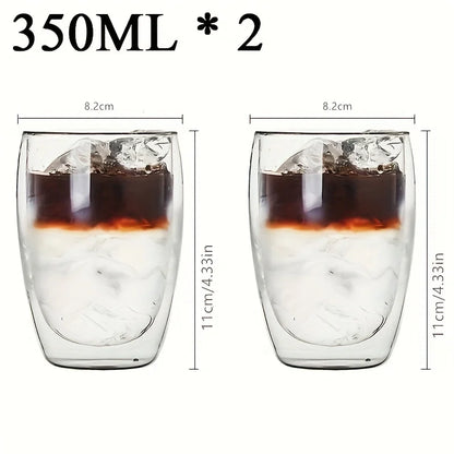 Double Wall Glass Coffee & Tea Cup ☕✨