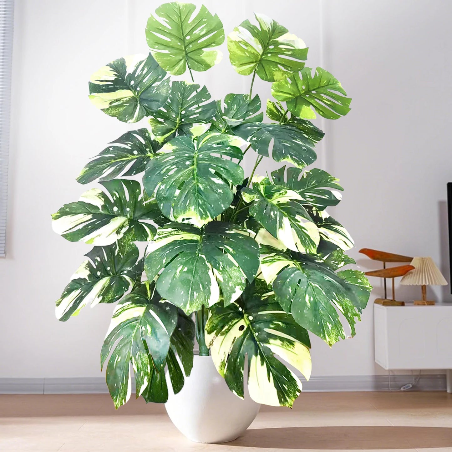 Merrill Real-Touch 12-24 Leaves Artificial Plant for Outdoor Garden (H1620)