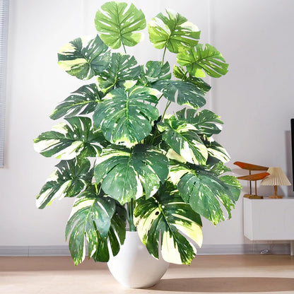 Merrill Real-Touch 12-24 Leaves Artificial Plant for Outdoor Garden (H1620)