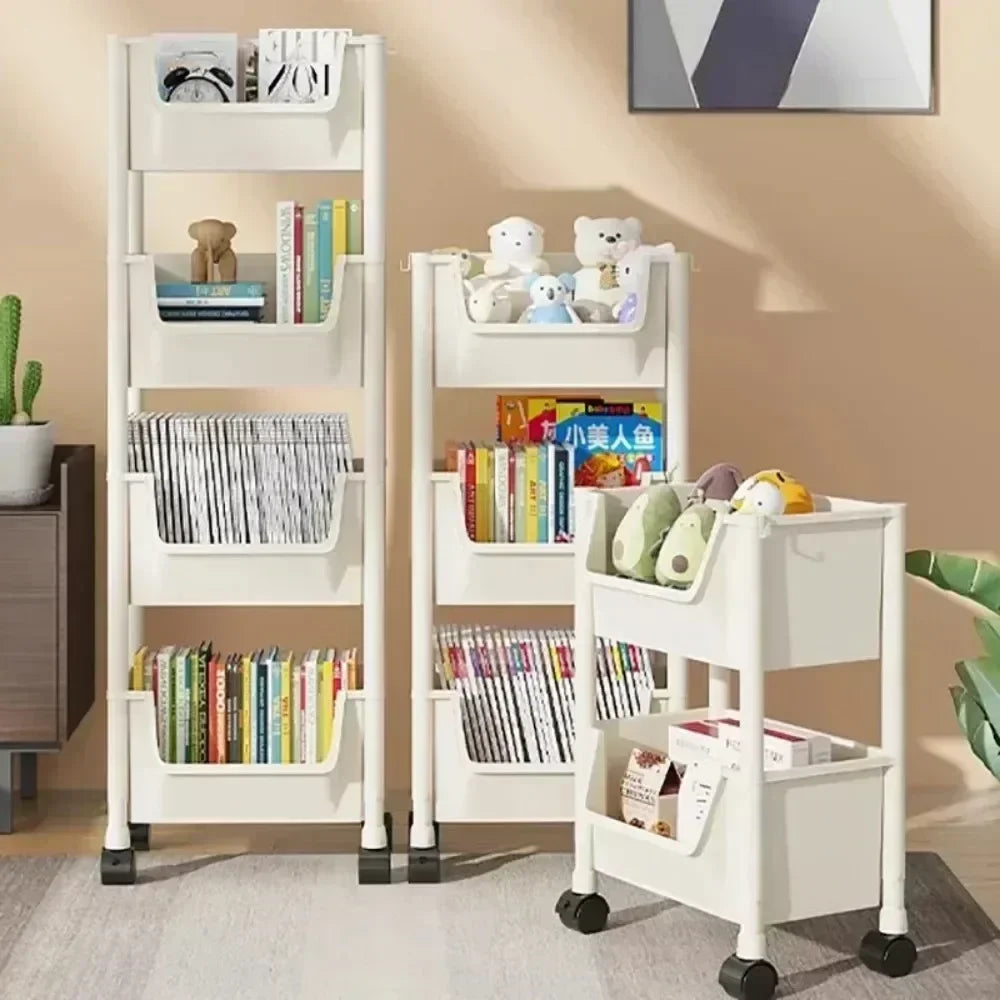 Versatile  Rolling Storage Cart with Wheels Perfect Bathroom Kitchen Office Ideal Groceries Snacks Toys Books Toiletries