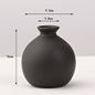 Black Porcelain Vase