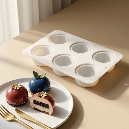 6-Cavity Blueberry Silicone Dessert Mold