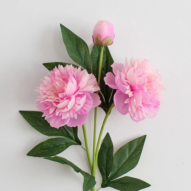 30-Inch Premium European Silk Peony Artificial Flower Bouquet