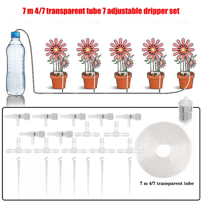 Drip Watering Kit with Regulating valve Potted Plant Irrigation Device Garden 4/7mmHose Watering Saving Micro Dripper Greenhouse