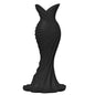 Elegant Dress Shape Plastic Vase – Modern Floral Home Decor