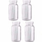 Transparent Glass Vase – Retro Striped Hydroponic Flower Decor