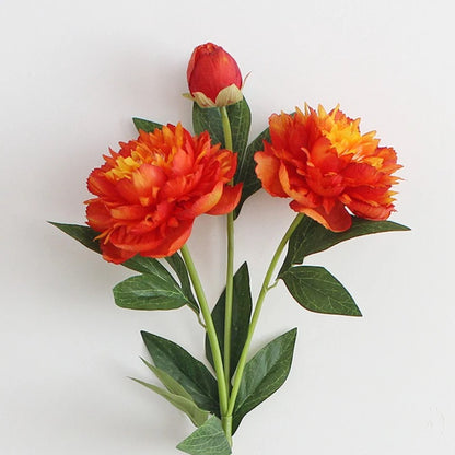 30-Inch Premium European Silk Peony Artificial Flower Bouquet