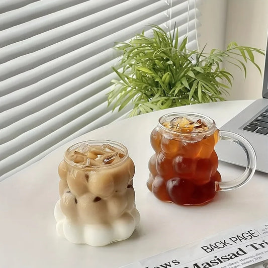 350ml Grapes Glass Coffee Mug 🍇☕