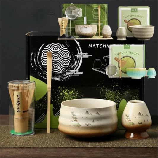 Japanese Matcha Tea Whisk Set 🍵🎋