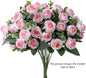 30CM Premium Silk Rose & Peony Bouquet with Eucalyptus Leaves