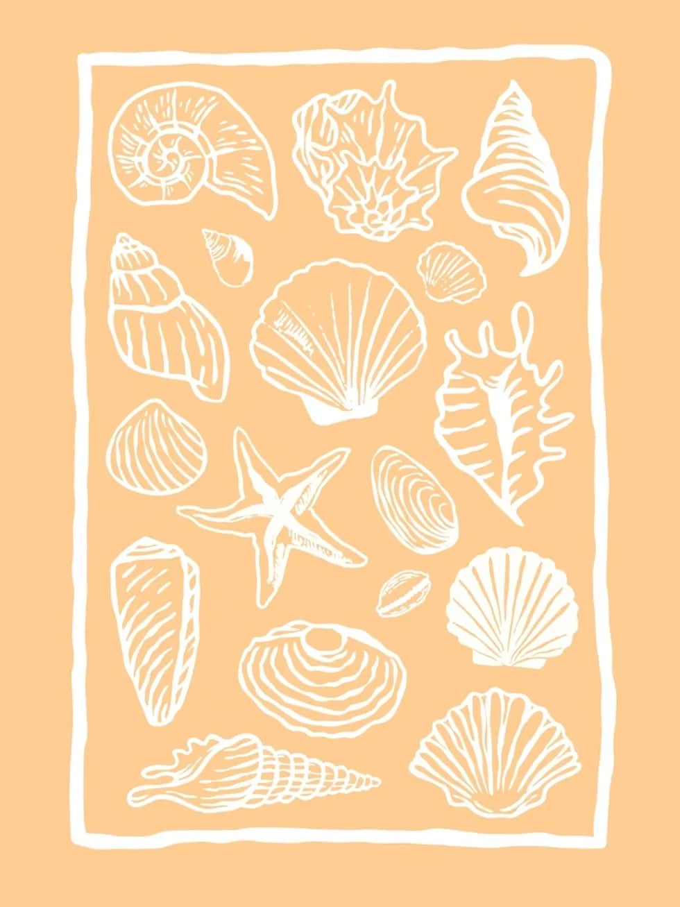 Girly Trendy Beach Scent Coastal Gallery Wall Art Set