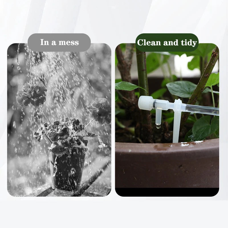 Drip Watering Kit with Regulating valve Potted Plant Irrigation Device Garden 4/7mmHose Watering Saving Micro Dripper Greenhouse