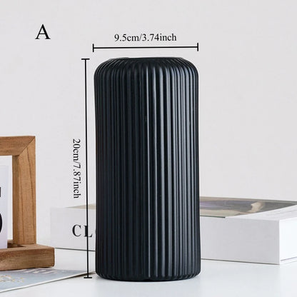 Simple Donut Shape Vase – Modern Flower Arrangement Home Decor