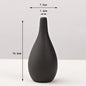 Black Porcelain Vase