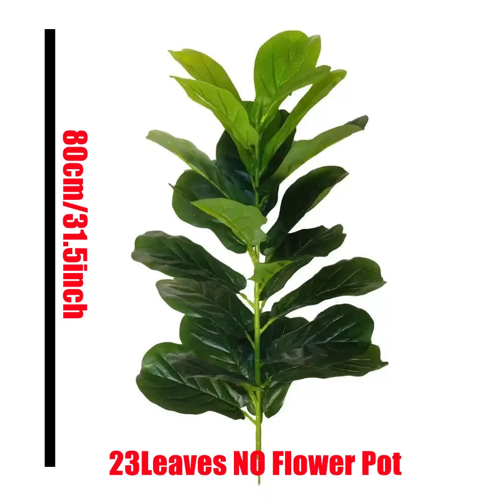 100CM Artificial Ficus Tree – Large Tropical Green Plant Decor
