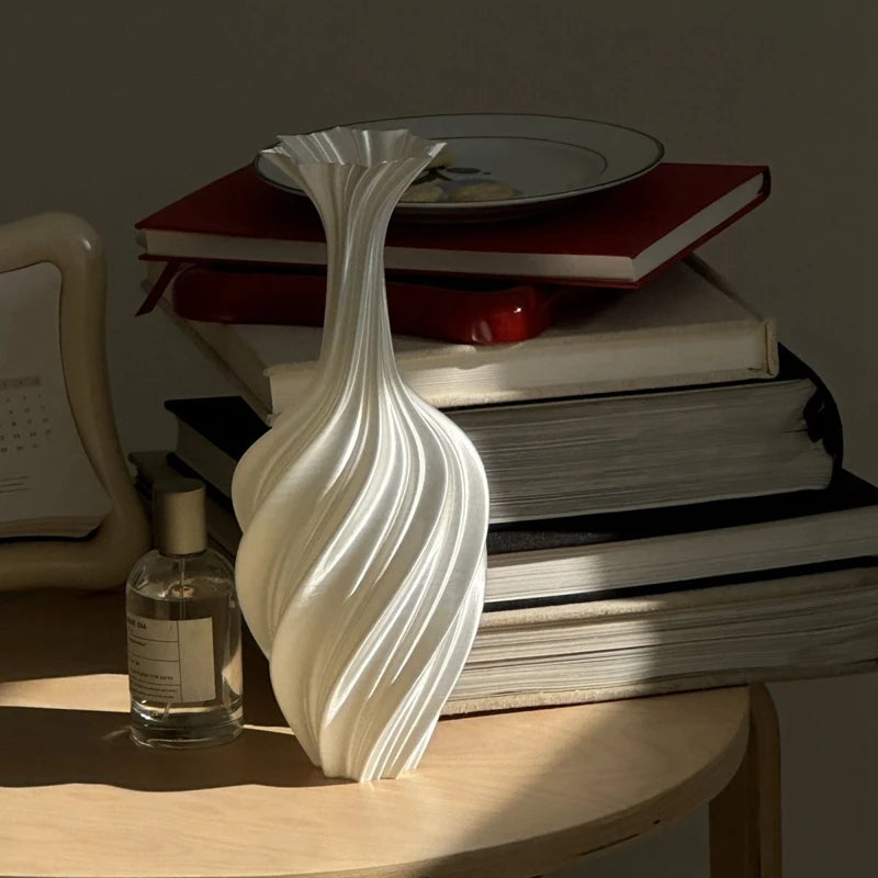 Modern Plastic Flower Vase – Aesthetic Home Decor