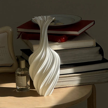 Modern Plastic Flower Vase – Aesthetic Home Decor