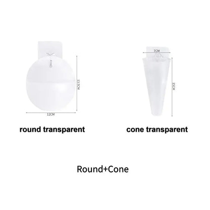 2660 DIY Pendant Plant Pot Indoor Plastic Planter Wall Hanging Flowers Cover Round Plant Pot Indoor Plastic Planter Storage Box