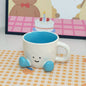 Cute Cartoon Couple Ceramic Mug ☕💕