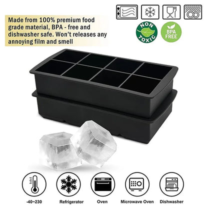 Large Silicone Whiskey Ice Cube Mold