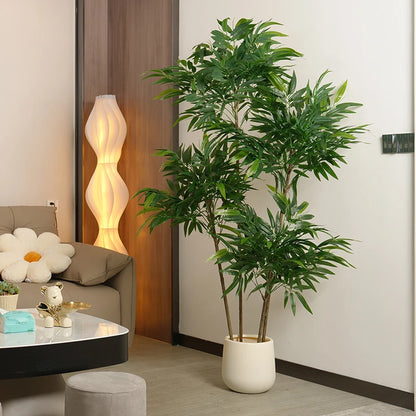 80-180cm Large Artificial Bamboo Tree – Tropical Green Plant Decor